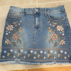 Altar’d state denim skirt small